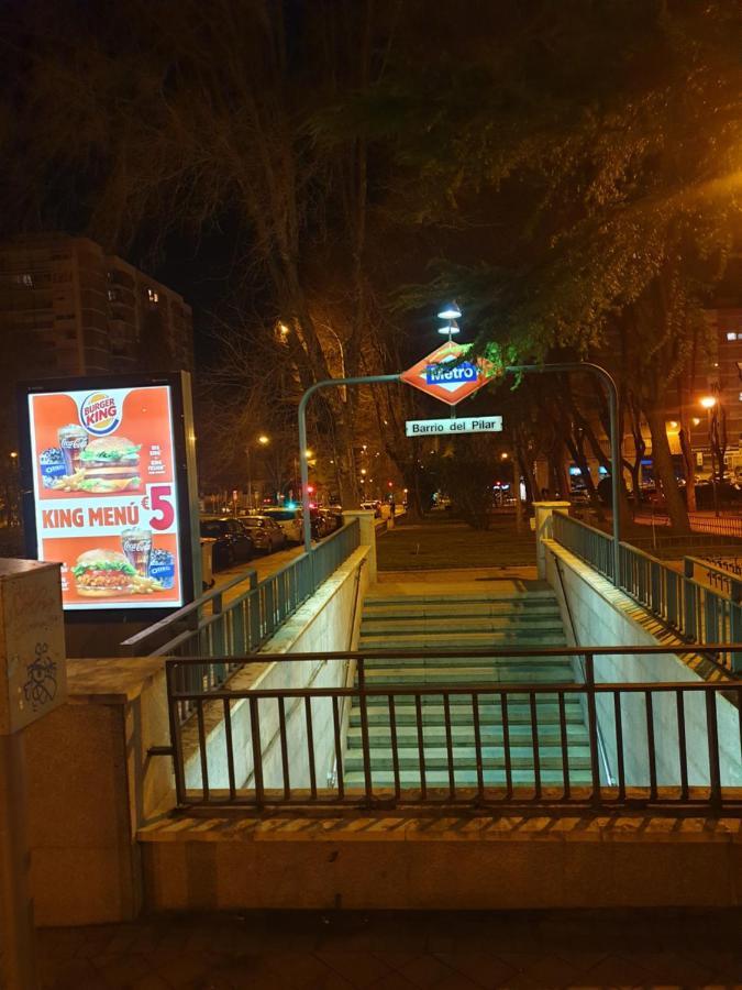 马德里Bonito Piso Metro Barrio Del Pilar, Plaza Padron公寓 外观 照片